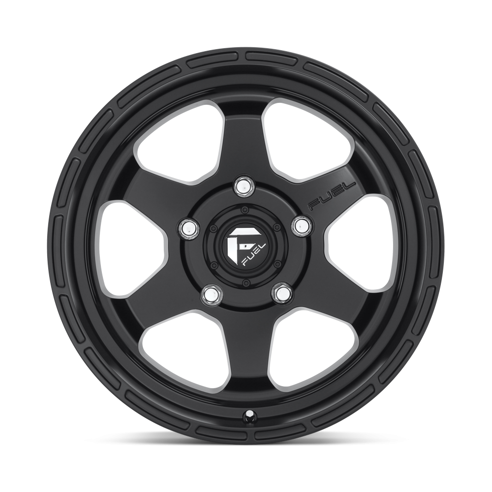 Felga aluminiowa D664 SHOK Matte Black FUEL - obrazek 2