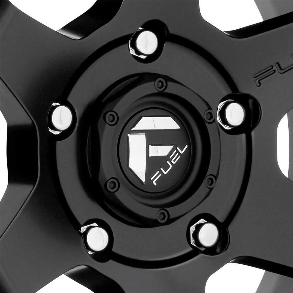 Felga aluminiowa D664 Shok Matte Black Fuel - obrazek 5