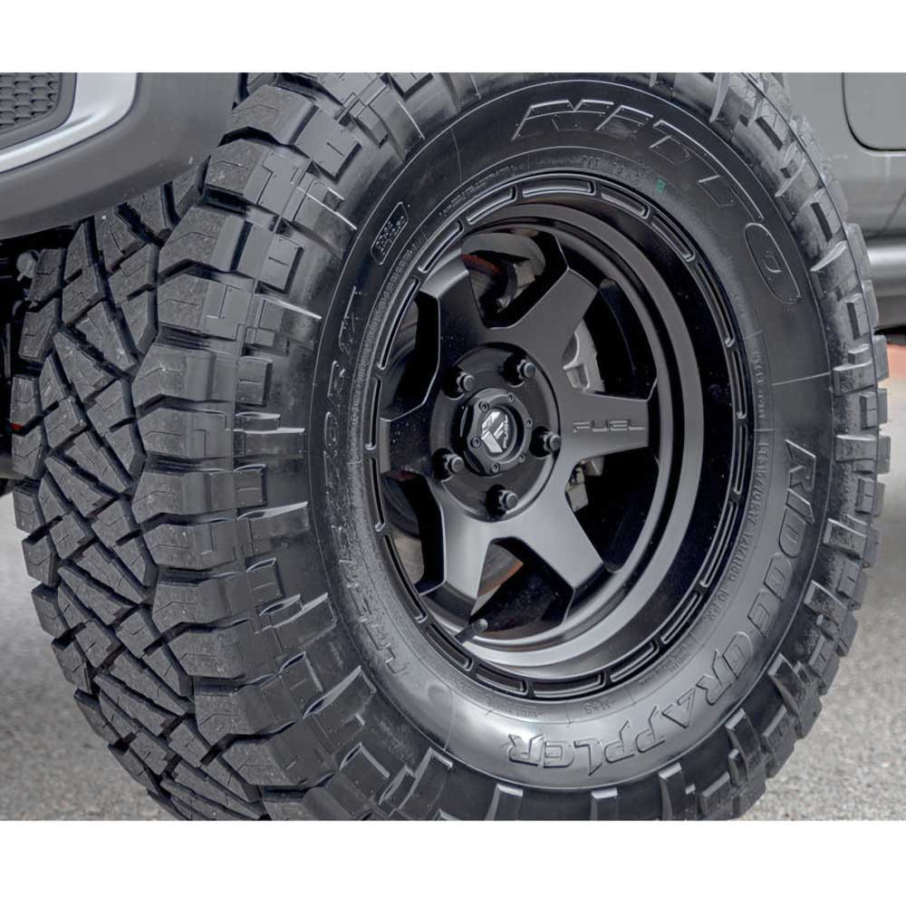 Felga aluminiowa D664 Shok Matte Black Fuel - obrazek 6