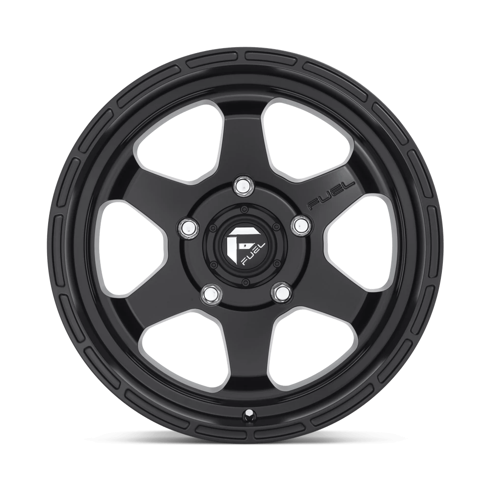 Felga aluminiowa D664 Shok Matte Black Fuel - Image 3