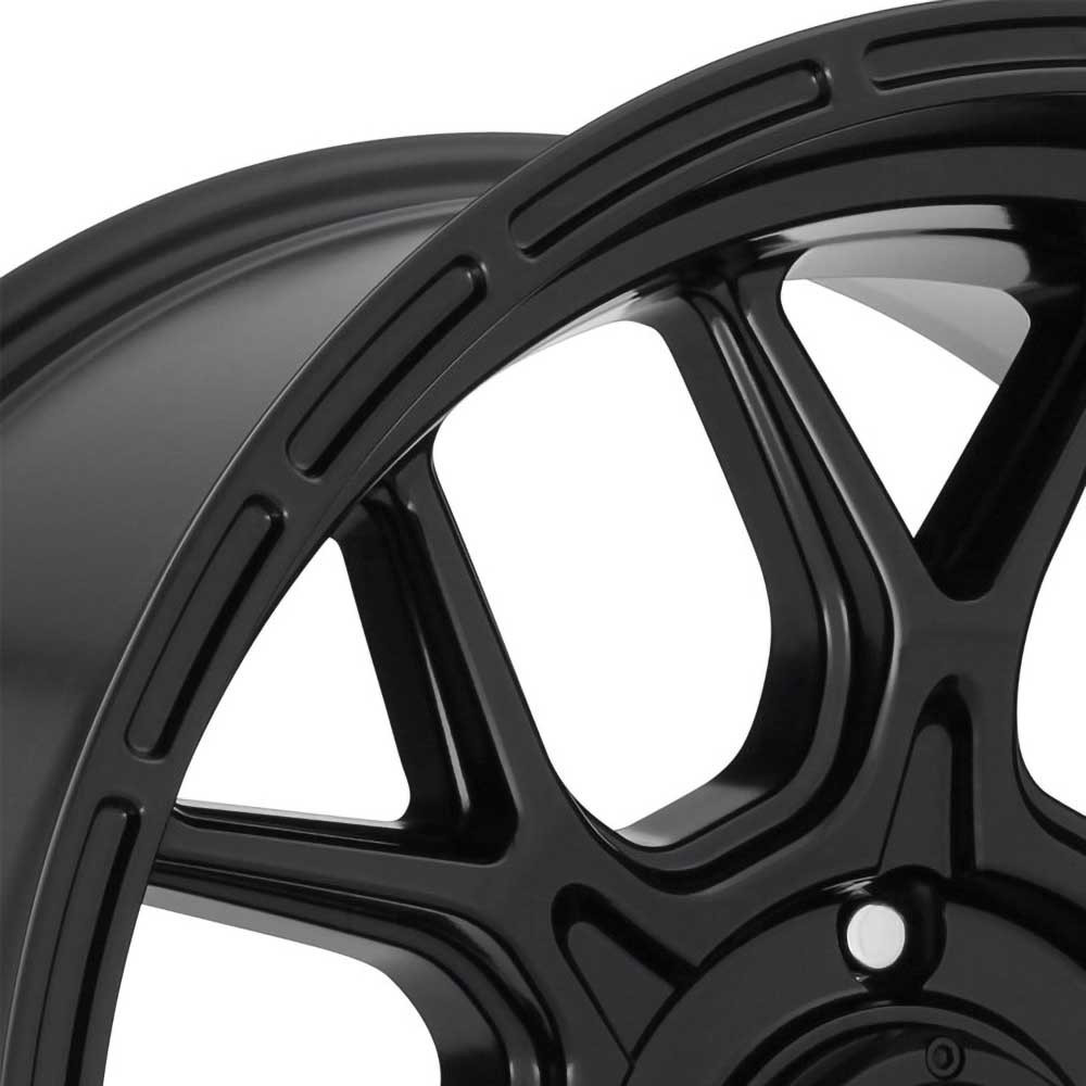 Felga aluminiowa D670 Tech Matte Black Fuel - obrazek 5
