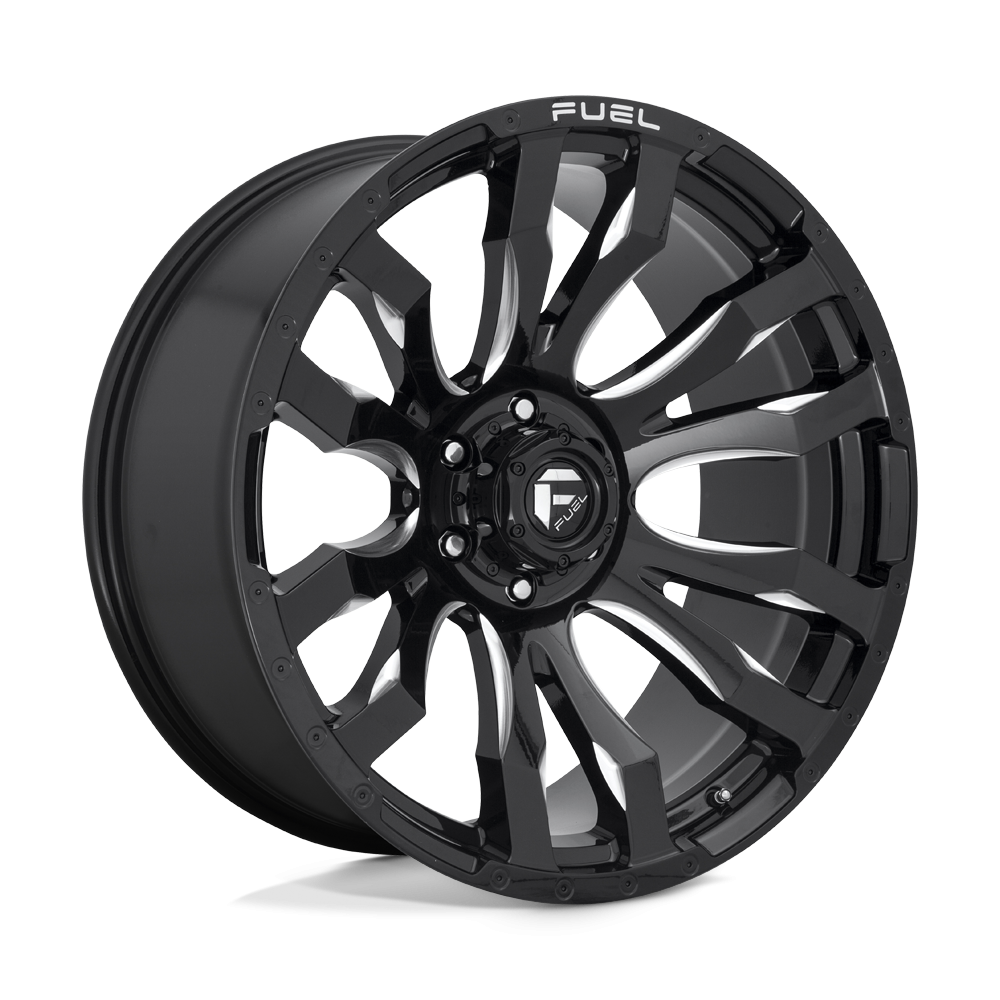 Felga aluminiowa D673 BLITZ Gloss Black Milled FUEL