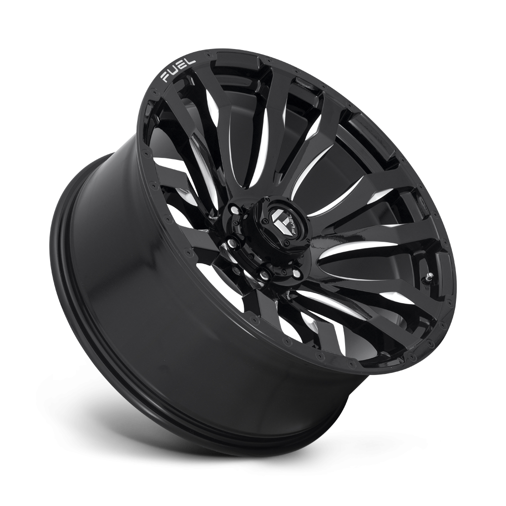 Felga aluminiowa D673 BLITZ Gloss Black Milled FUEL - obrazek 2