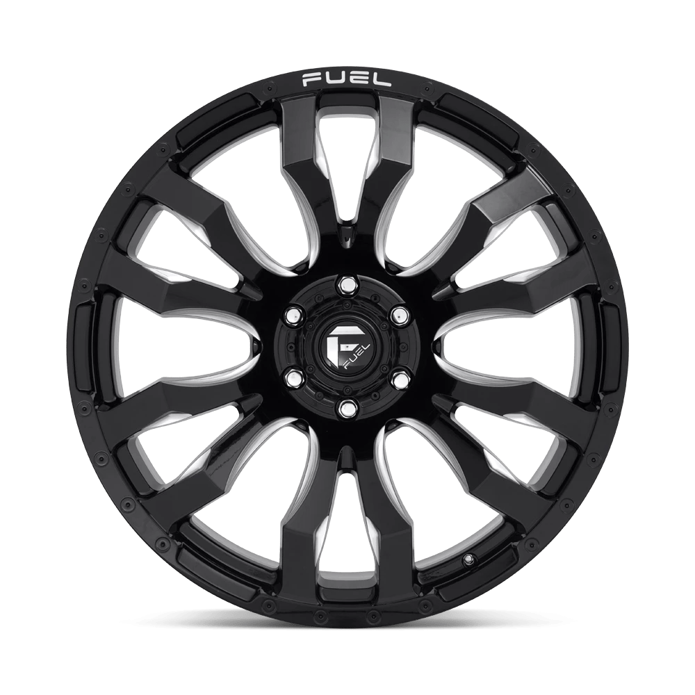 Felga aluminiowa D673 Blitz Gloss Black Milled Fuel - obrazek 3