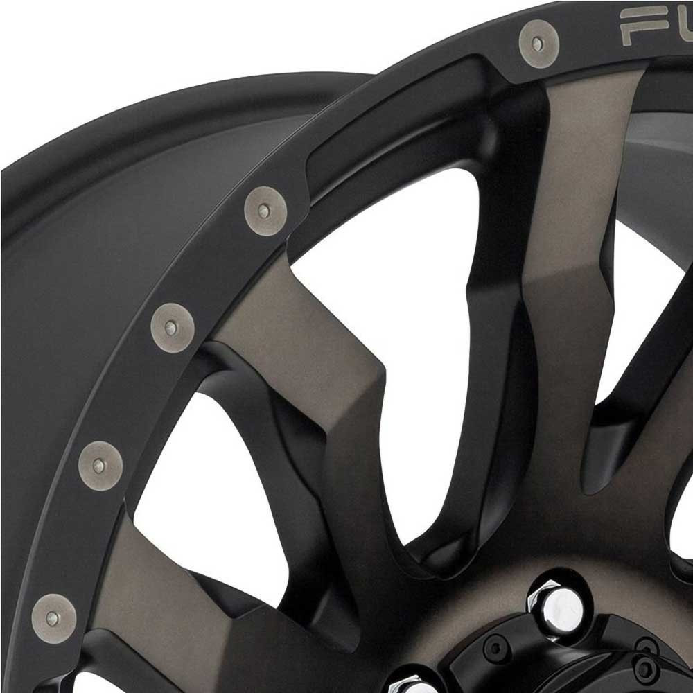 Felga aluminiowa D674 Blitz Matte Black/Double Dark Tint Fuel - obrazek 4