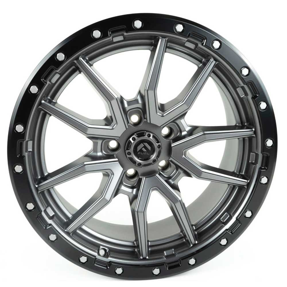 Felga aluminiowa D680 Rebel 5 Anthracite Gun Metal/Black Ring Fuel - Image 4