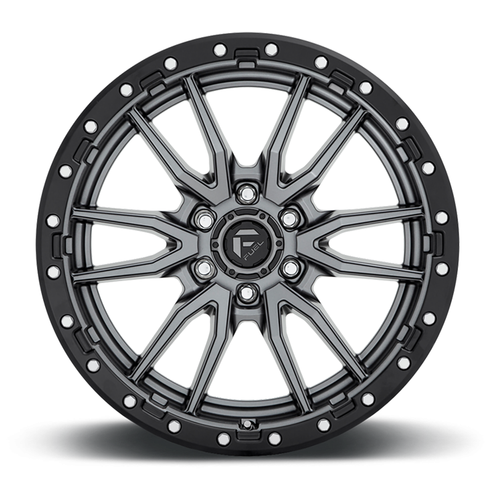 Felga aluminiowa D680 Rebel 6 Anthracite Center/Black Lip Fuel - obrazek 3