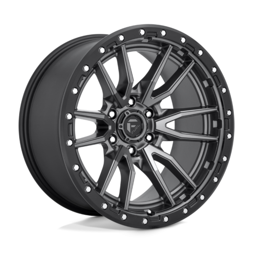 Felga aluminiowa D680 REBEL Matte Gun Metal Black Bead Ring FUEL