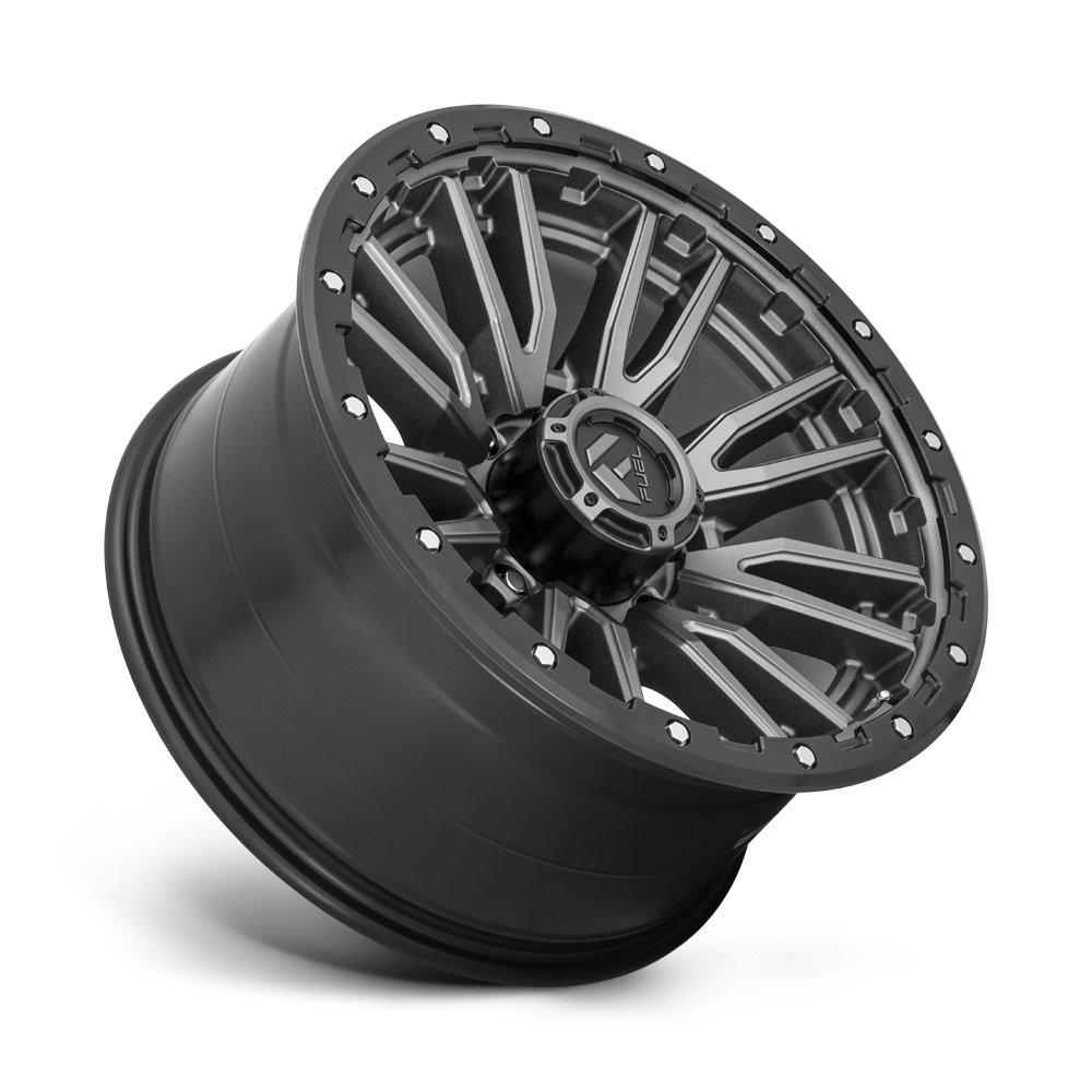 Felga aluminiowa D680 REBEL Matte Gun Metal Black Bead Ring FUEL - obrazek 3