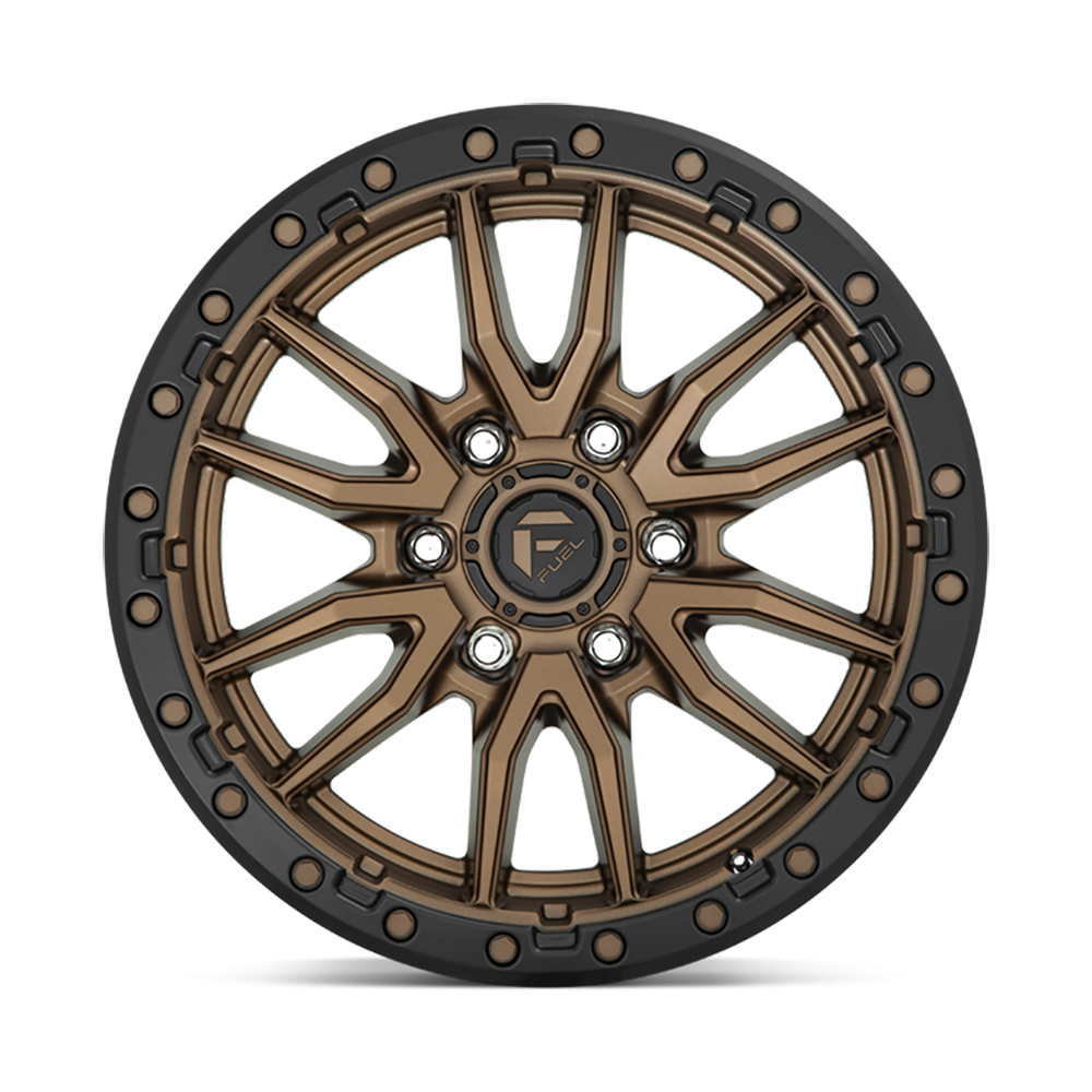 Felga aluminiowa D681 Rebel Matte Bronze Black Bead Ring Fuel - obrazek 3