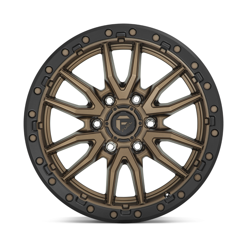 Felga aluminiowa D681 REBEL Matte Bronze Black Bead Ring FUEL - obrazek 3