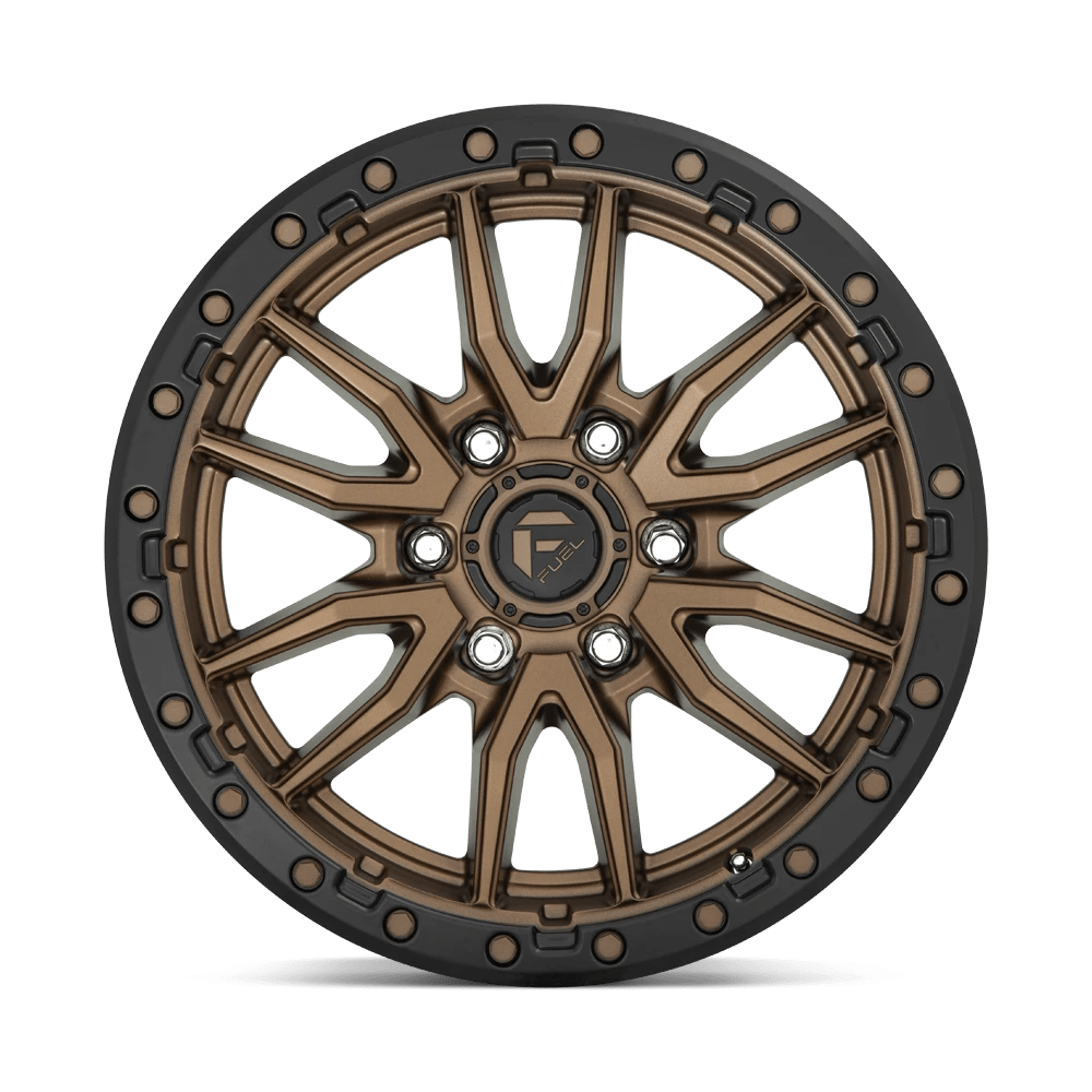 Felga aluminiowa D681 Rebel Matte Bronze Black Bead Ring Fuel - obrazek 3