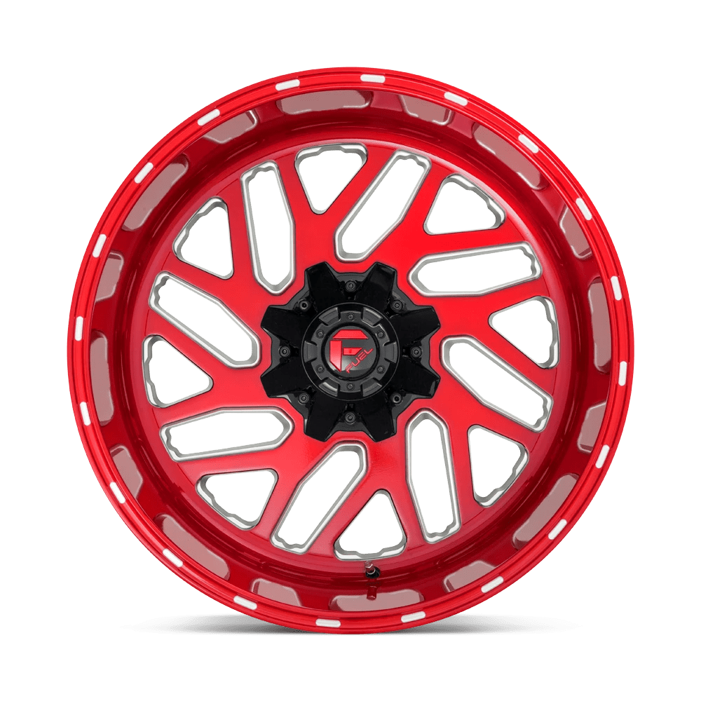 Felga aluminiowa D691 Triton Candy RED Milled Fuel - Image 3