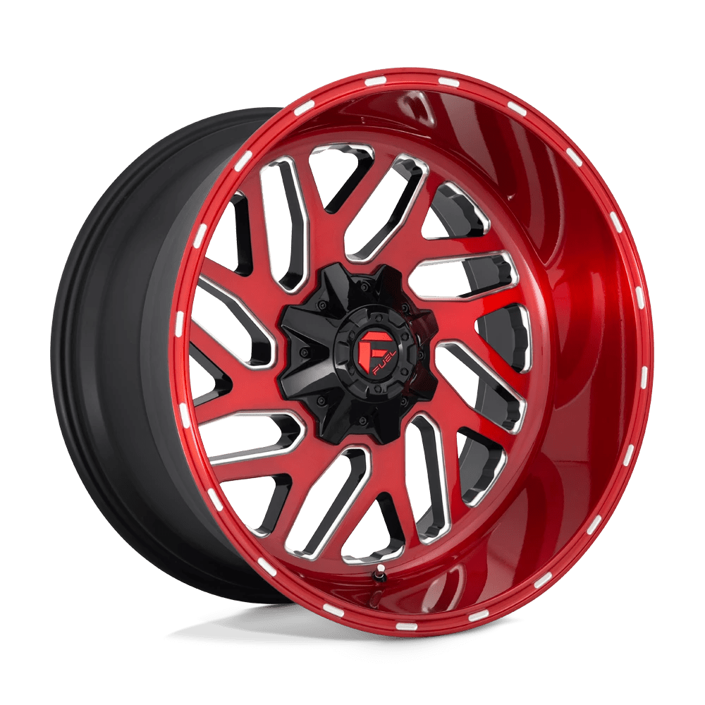 Felga aluminiowa D691 Triton Candy RED Milled Fuel