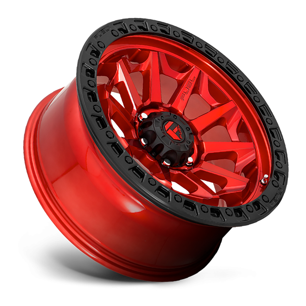 Felga aluminiowa D695 Covert Candy RED Black Bead Ring Fuel - obrazek 2