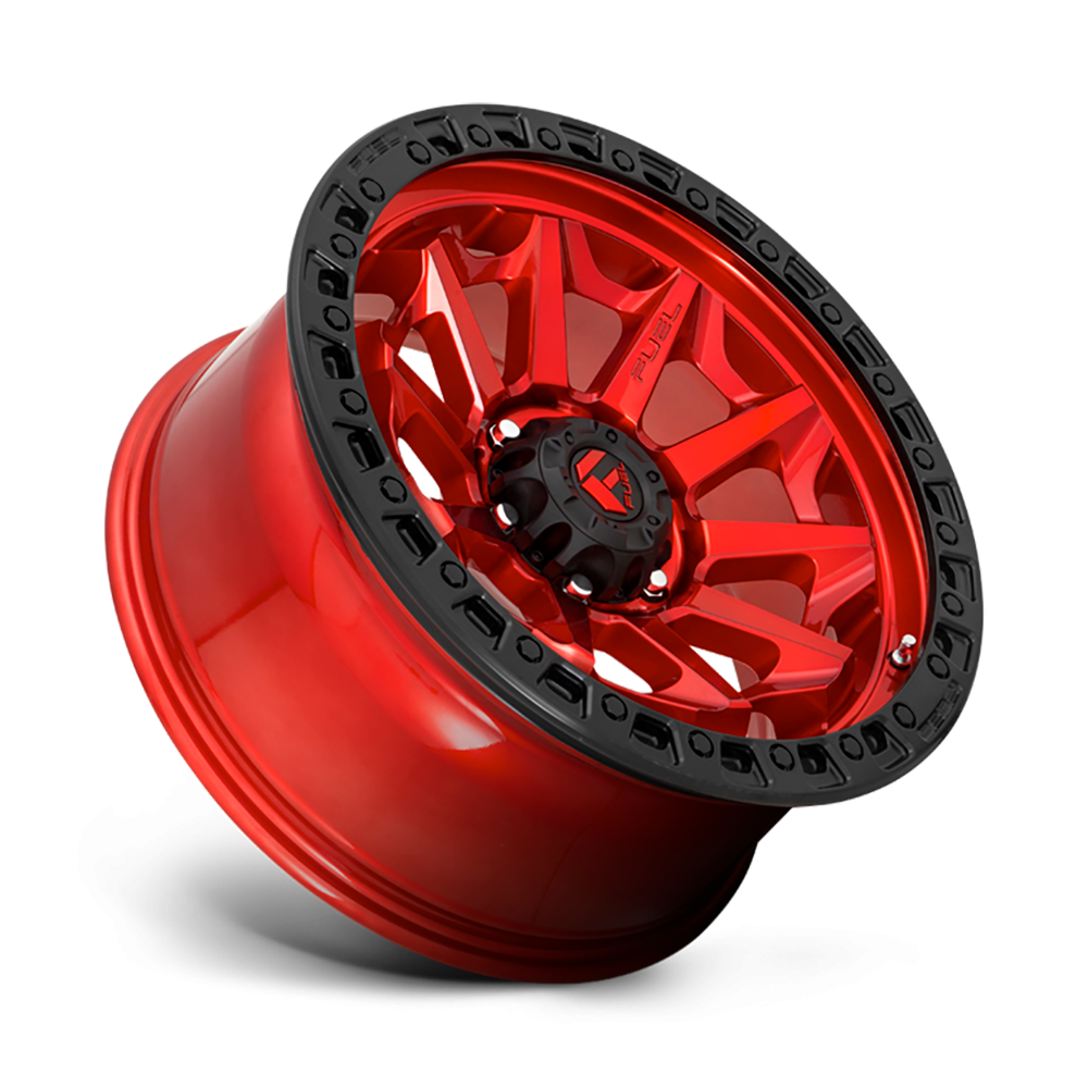 Felga aluminiowa D695 Covert Candy RED Black Bead Ring Fuel - Image 2