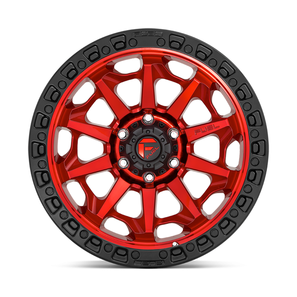Felga aluminiowa D695 Covert Candy RED Black Bead Ring Fuel - Image 3