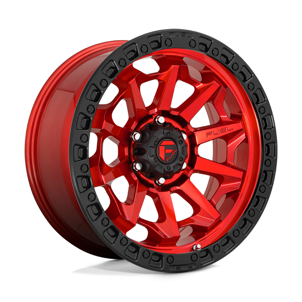 Felga aluminiowa D695 Covert Candy RED Black Bead Ring Fuel