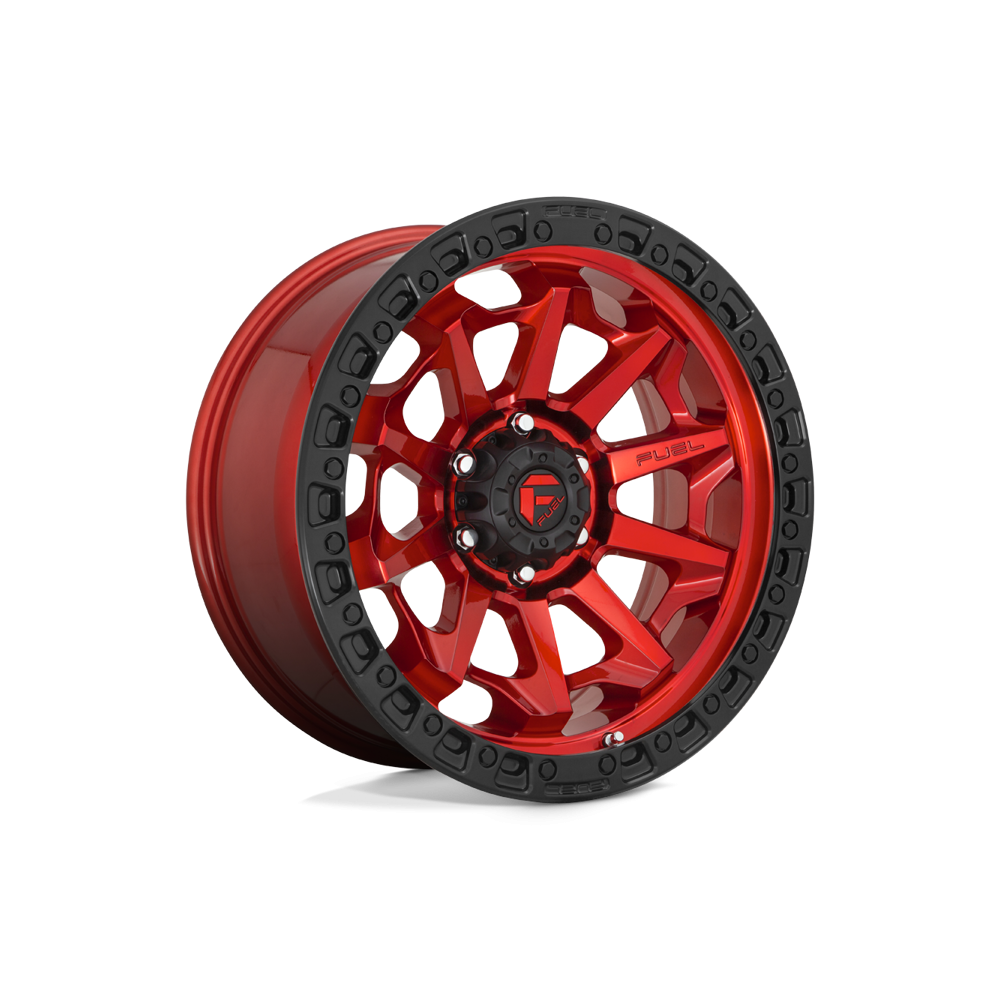 Felga aluminiowa D695 Covert Candy RED Black Bead Ring Fuel