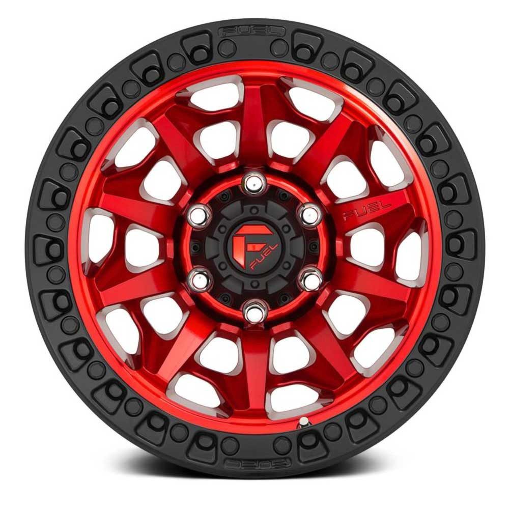 Felga aluminiowa D695 Covert Candy Red/Black Ring Fuel - obrazek 2