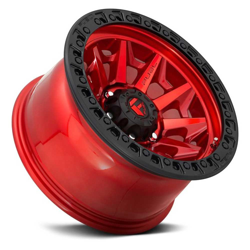 Felga aluminiowa D695 Covert Candy Red/Black Ring Fuel - obrazek 3