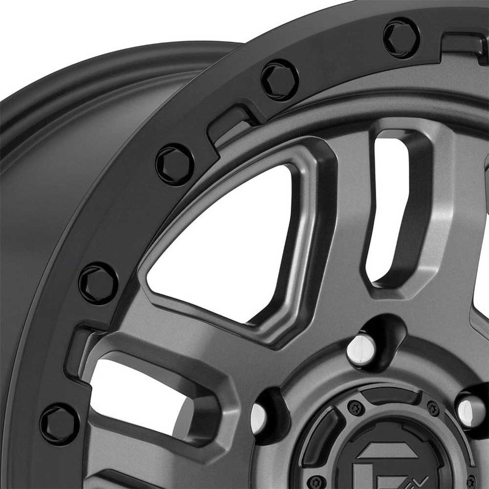 Felga aluminiowa D701 Ammo Matte Gunmetal/Black Bead Ring Fuel - obrazek 4