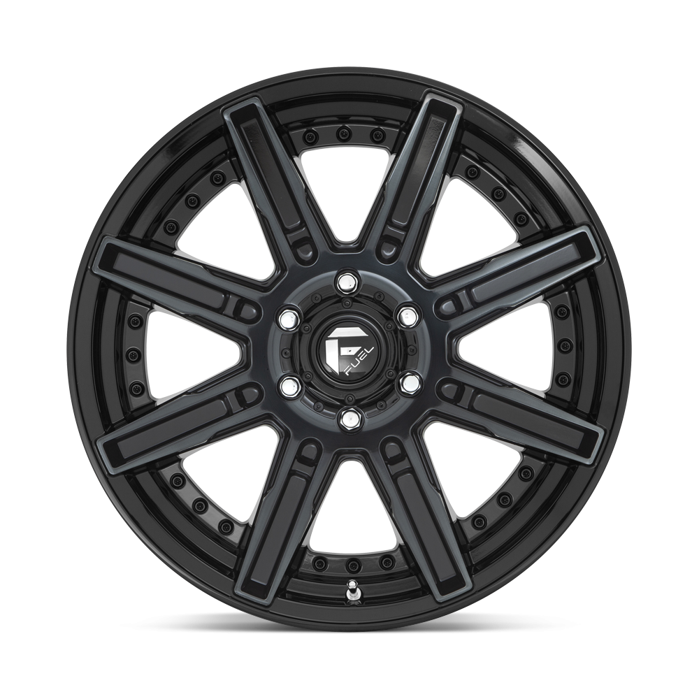 Felga aluminiowa D708 ROGUE Gloss Machined Double Dark Tint FUEL - obrazek 2