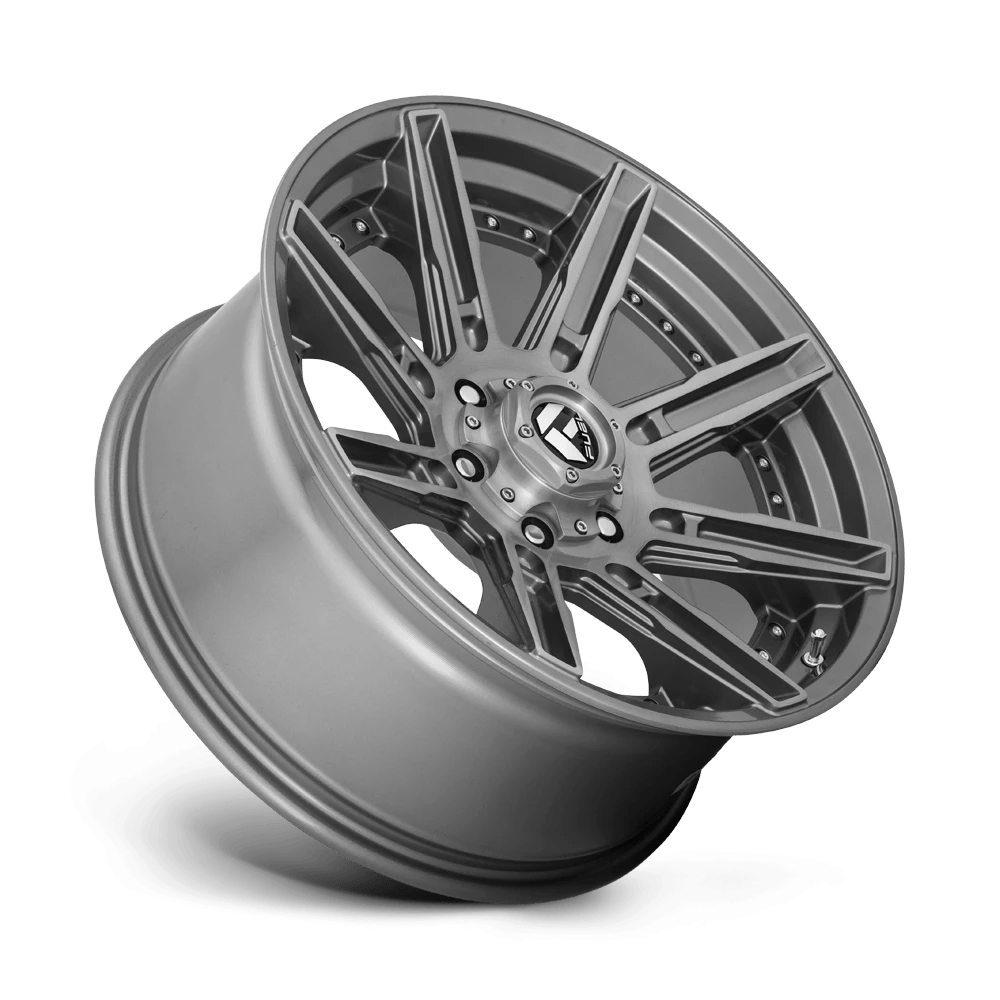 Felga aluminiowa D710 Rogue Platinum Brushed GUN Metal Tinted Clear Fuel - Image 2