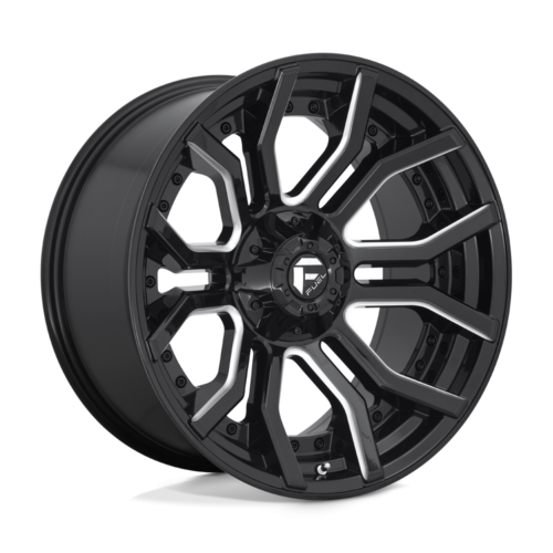 Felga aluminiowa D711 RAGE Gloss Black Milled FUEL