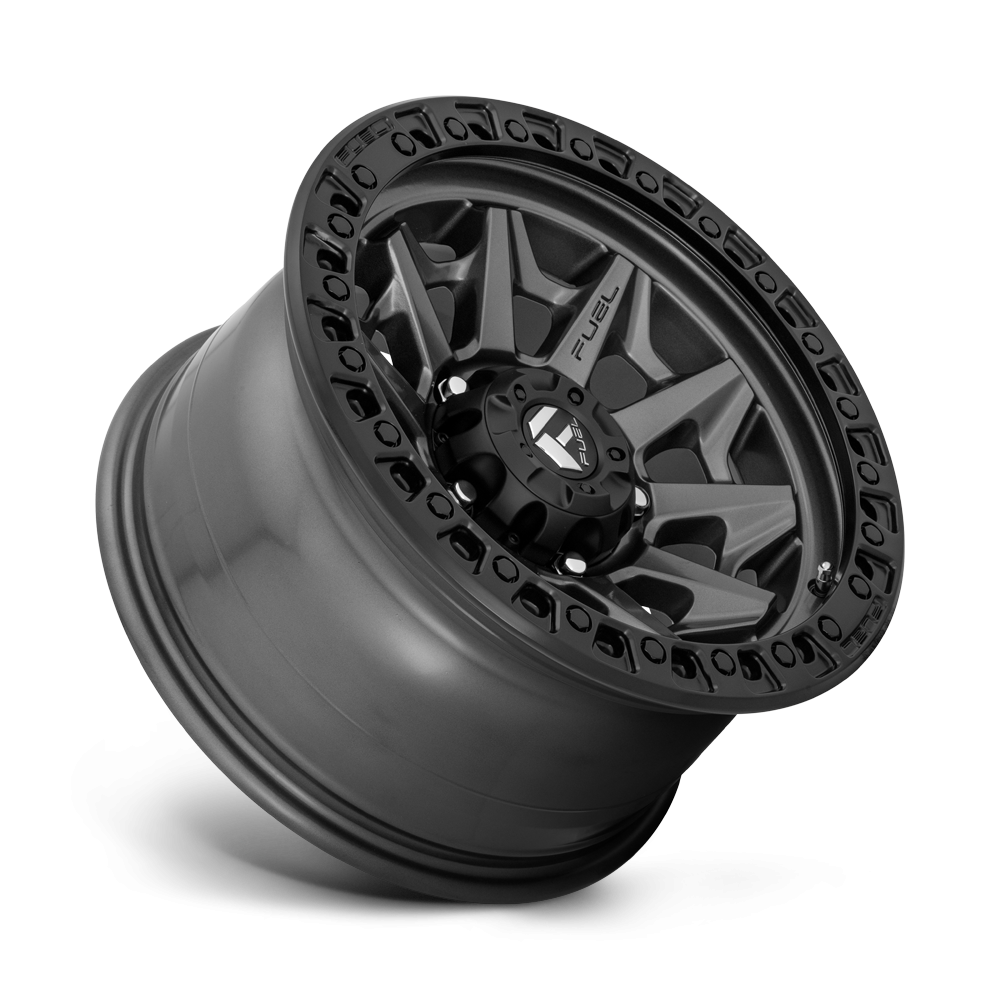 Felga aluminiowa D716 COVERT Matte Gun Metal Black Bead Ring FUEL - obrazek 3