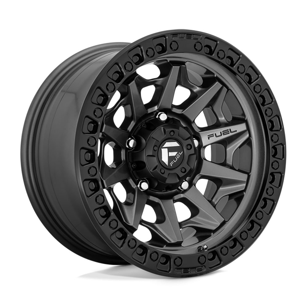 Felga aluminiowa D716 Covert Matte GUN Metal Black Bead Ring Fuel