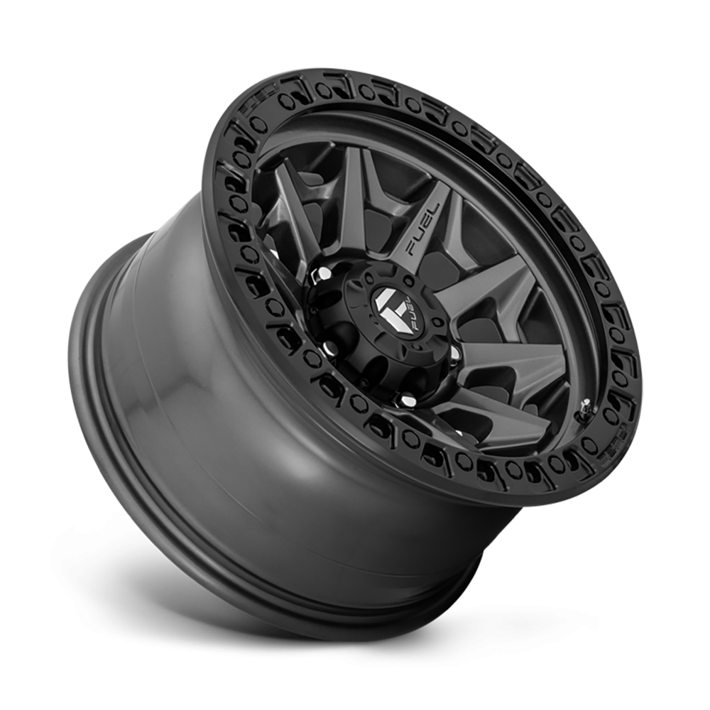 Felga aluminiowa D716 Covert Matte GUN Metal Black Bead Ring Fuel - obrazek 3