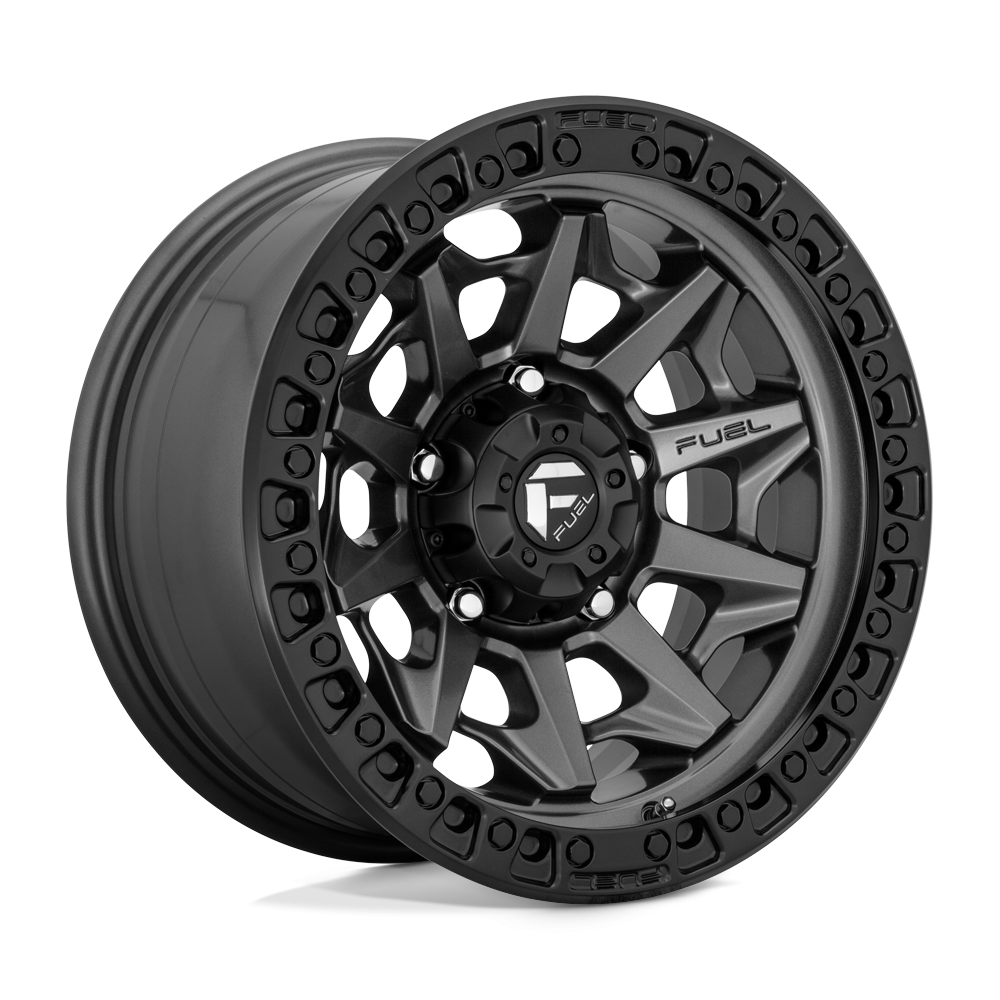 Felga aluminiowa D716 COVERT Matte Gun Metal Black Bead Ring FUEL