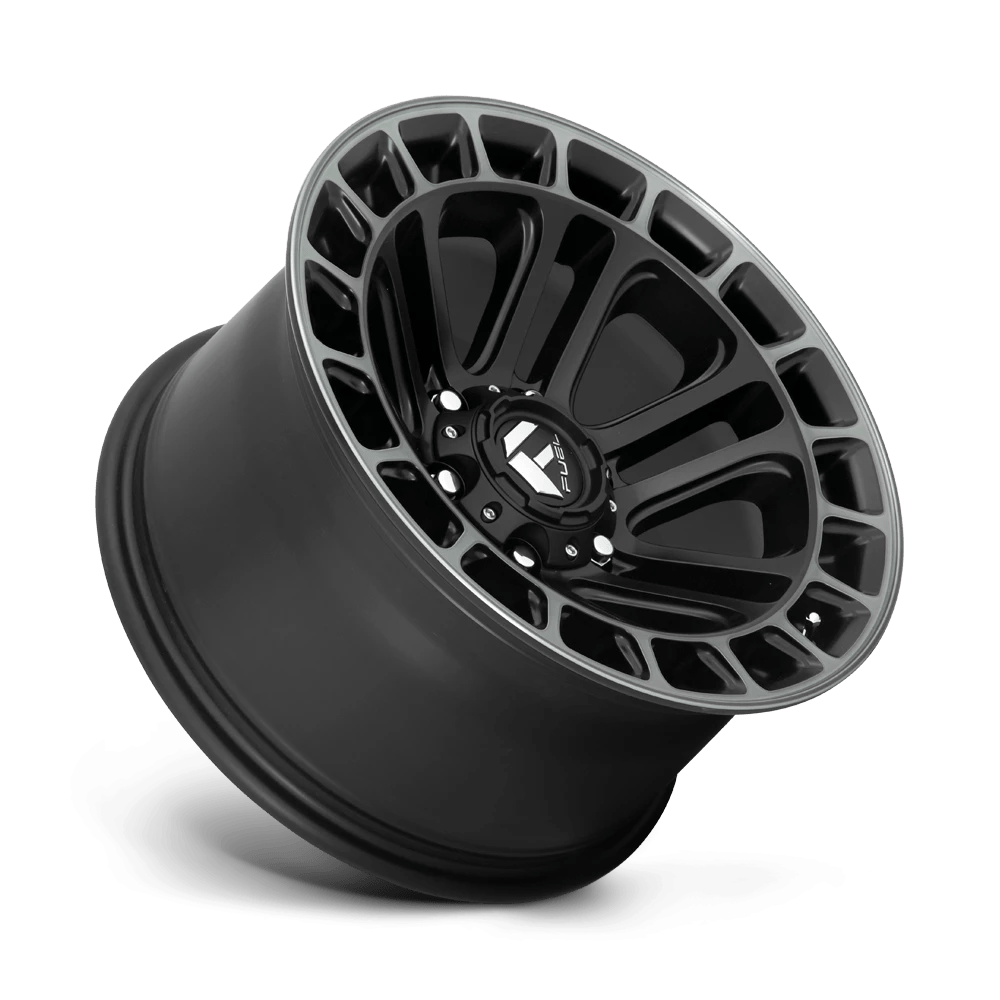Felga aluminiowa D720 Heater Matte Black Double Dark Tint Machined Fuel - obrazek 2