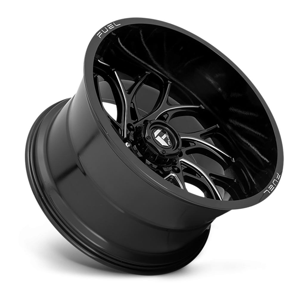 Felga aluminiowa D741 Runner Gloss Black Milled Fuel - Image 2