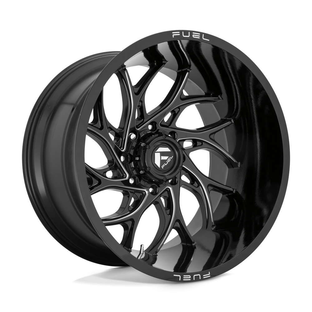 Felga aluminiowa D741 RUNNER Gloss Black Milled FUEL