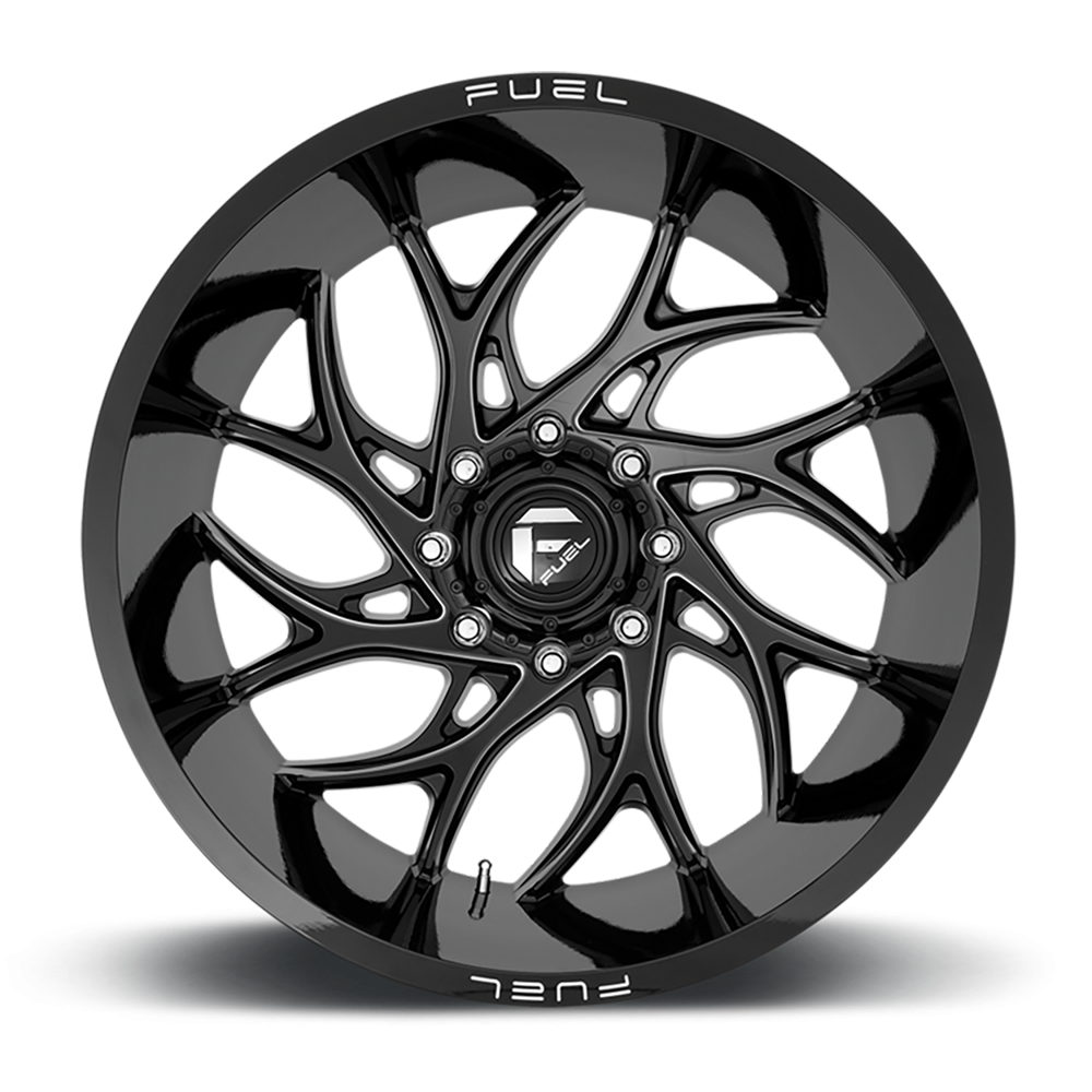 Felga aluminiowa D741 Runner Gloss Black Milled Fuel - Image 3