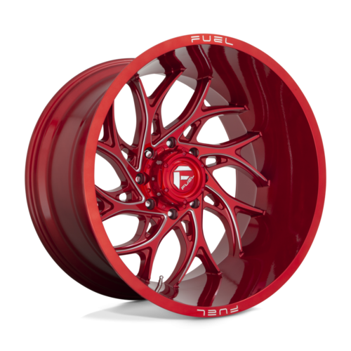 Felga aluminiowa D742 RUNNER Candy Red Milled FUEL