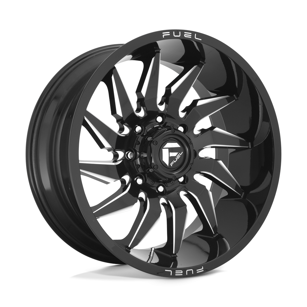 Felga aluminiowa D744 SABER Gloss Black Milled FUEL
