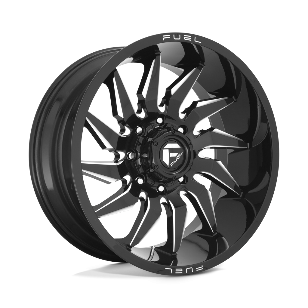 Felga aluminiowa D744 SABER Gloss Black Milled FUEL