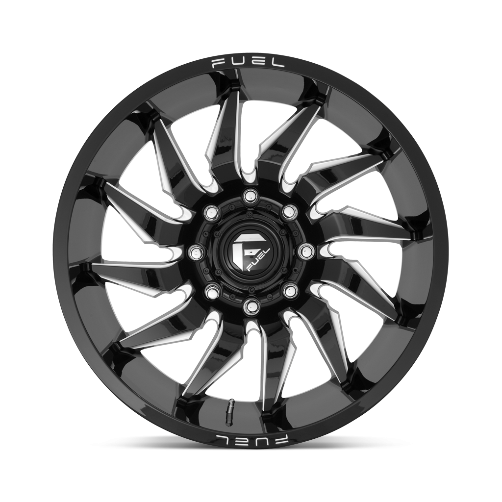 Felga aluminiowa D744 SABER Gloss Black Milled FUEL - obrazek 2