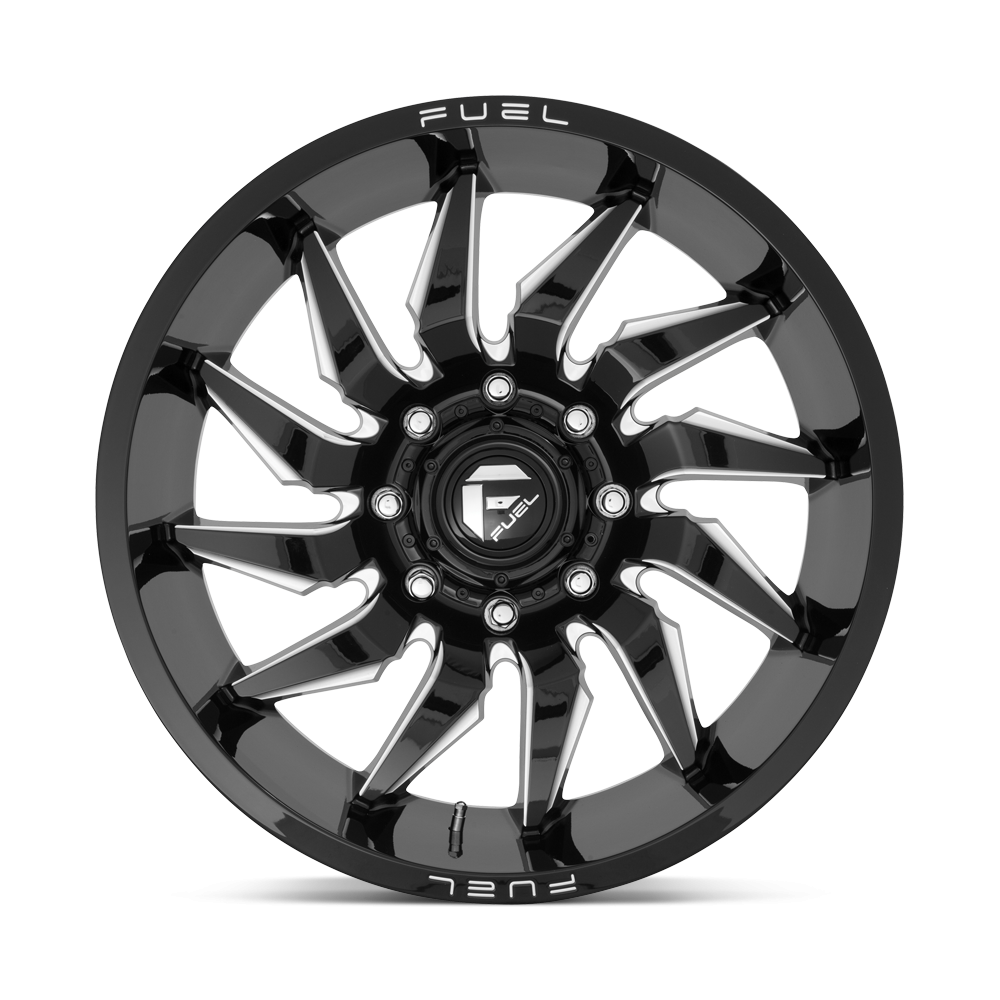 Felga aluminiowa D744 SABER Gloss Black Milled FUEL - obrazek 2