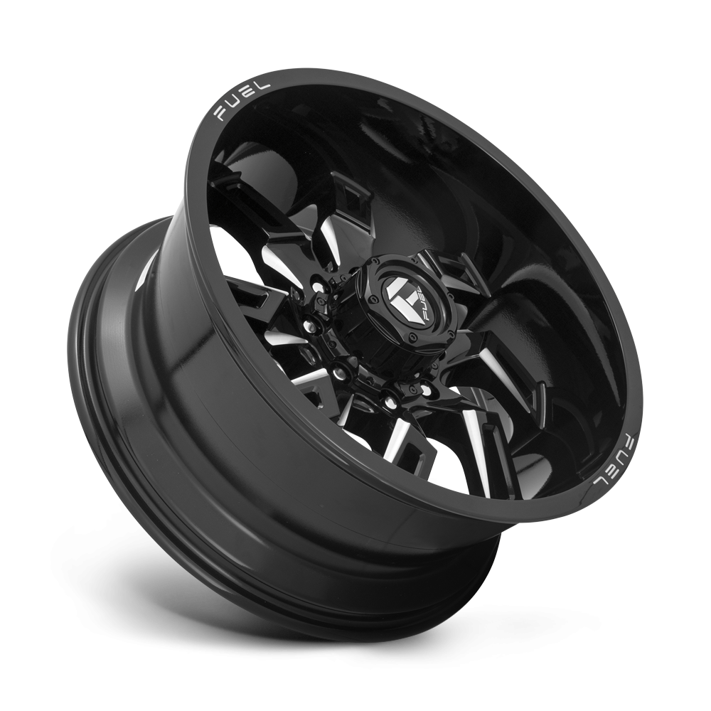 Felga aluminiowa D747 LOCKDOWN Gloss Black Milled FUEL - obrazek 3