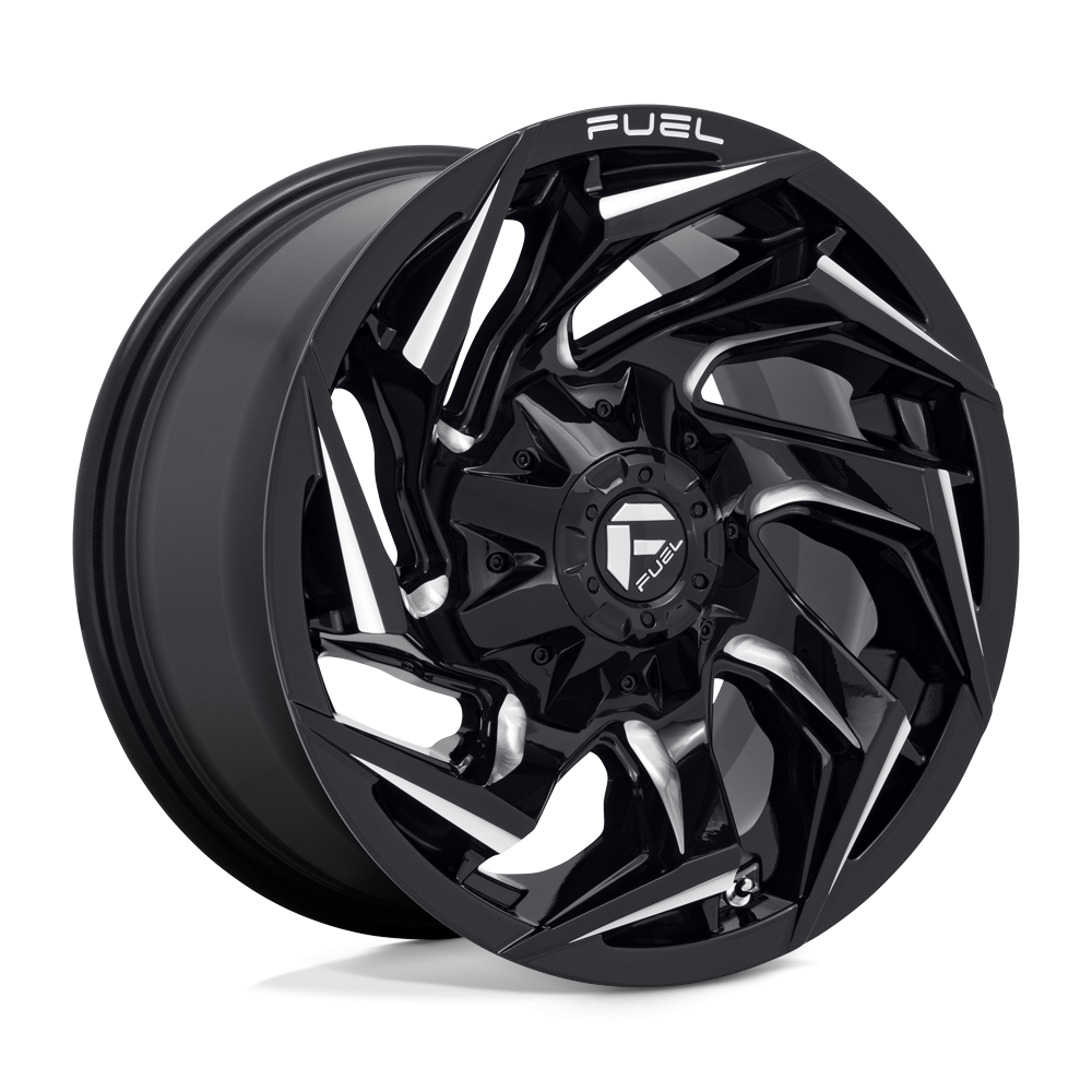 Felga aluminiowa D753 REACTION Gloss Black Milled FUEL