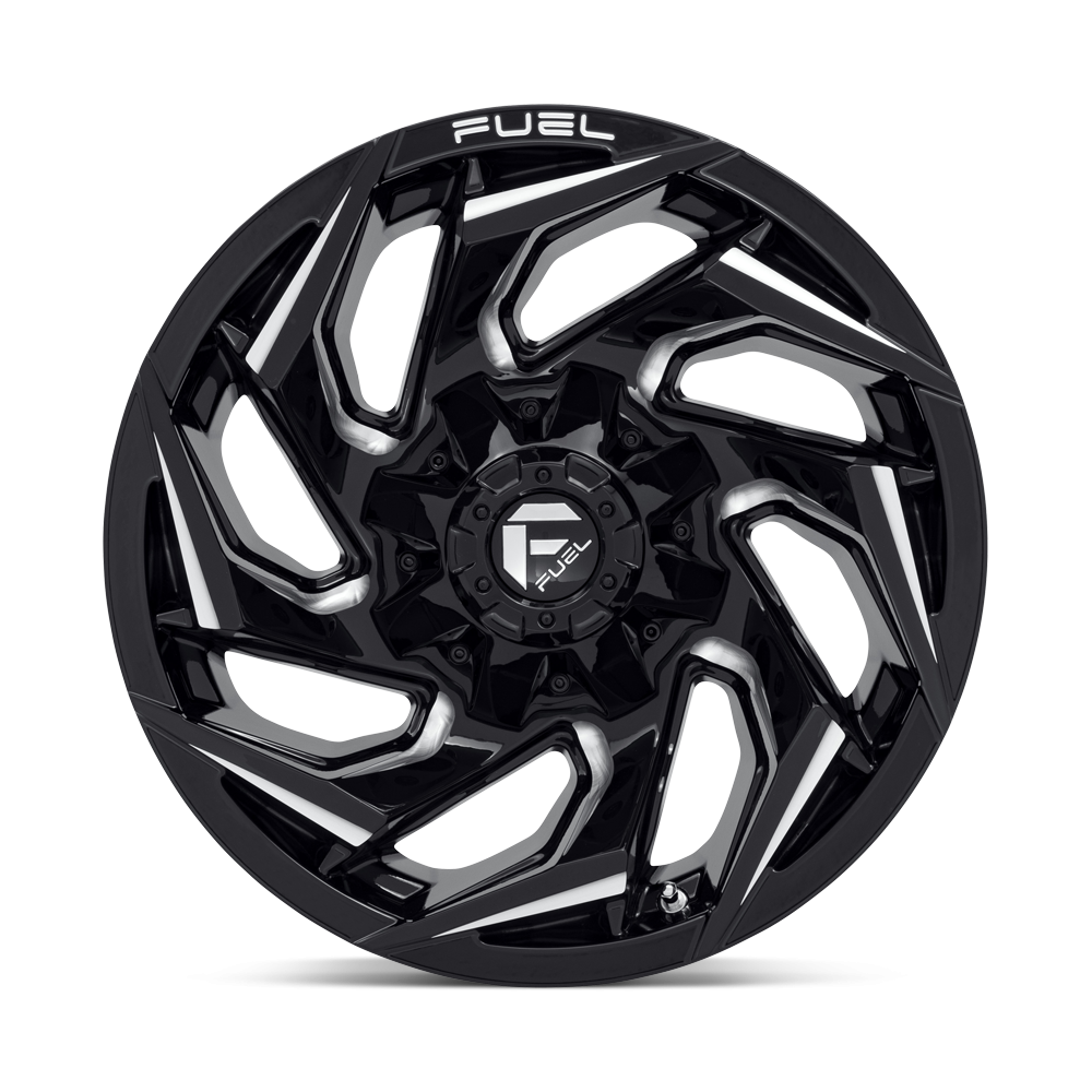 Felga aluminiowa D753 REACTION Gloss Black Milled FUEL - Image 2