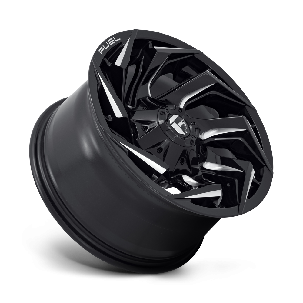 Felga aluminiowa D753 REACTION Gloss Black Milled FUEL - Image 3