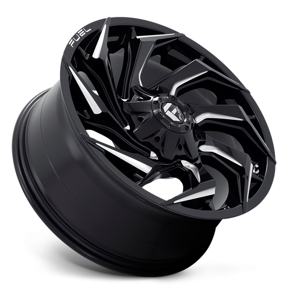 Felga aluminiowa D753 Reaction Gloss Black Milled Fuel - obrazek 2