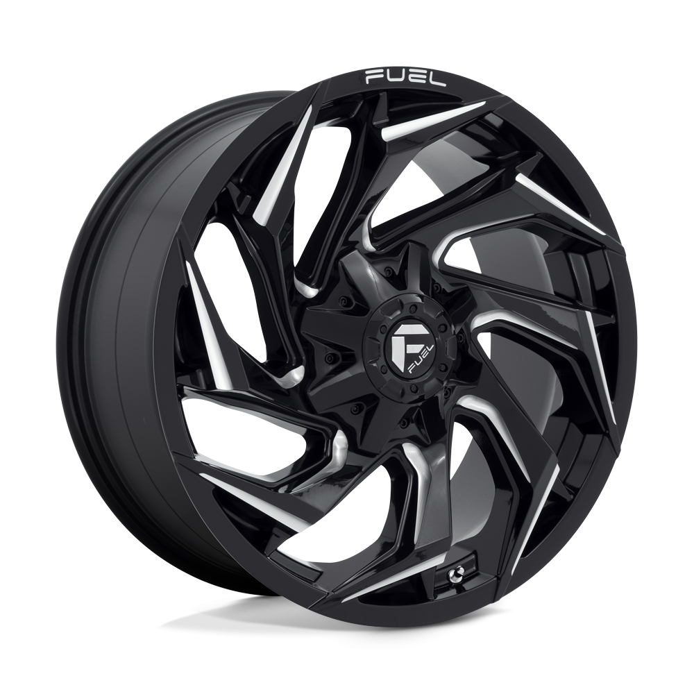 Felga aluminiowa D753 REACTION Gloss Black Milled FUEL