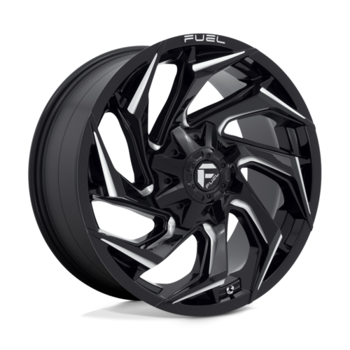 Felga aluminiowa D753 REACTION Gloss Black Milled FUEL