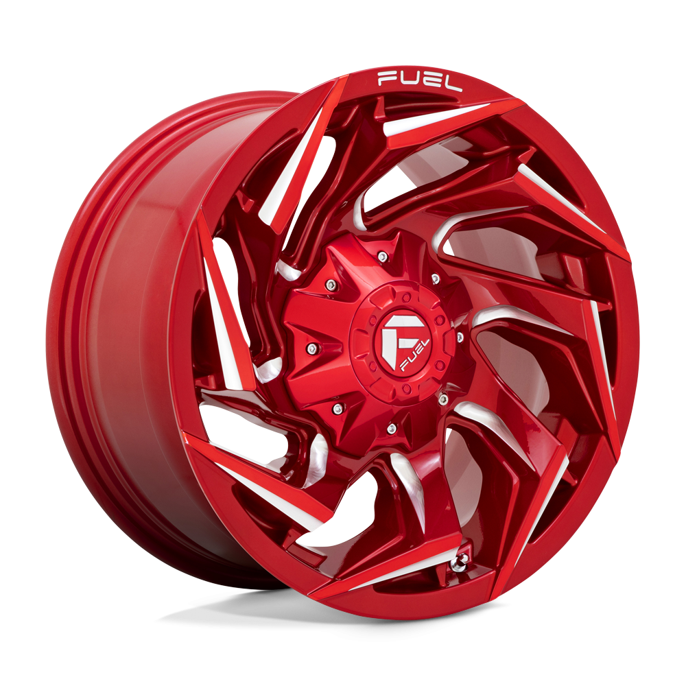 Felga aluminiowa D754 REACTION Candy Red Milled FUEL